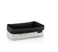 Blomus 68895 Ara Corbeille réversible Fibre synthétique-Traiton Anthracite/Sable 24 x 12 x 7 cm