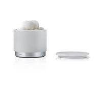 Blomus 68974 Ara Boîte de Rangement Acier Inoxydable/Polystone Gris/Argent 10 x 10 x 8,5 cm