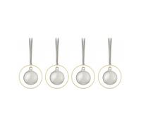 blomus Boule de Noël KITAI 8.5 cm lot de 4 Smoke
