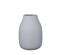 blomus Colora Vase à Fleurs en céramique, fabriqué à la Main, Taille L, diamètre : 14 x 20 cm, Hauteur : 14 x 20 cm, Couleur : Tradewinds