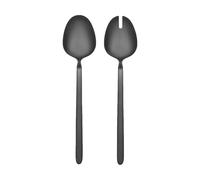 blomus Couverts à salade STELLA noir lot de 2 28 cm