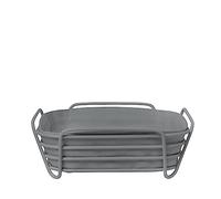 Blomus - DELARA - Panier à pain carré en tissu amovible - 26 x 26 cm - Couleur Sharkskin (64073)