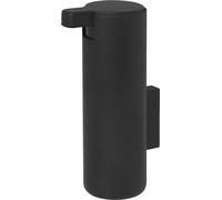 Blomus distributeur de savon avec support mural Modo, distributeur de dosage, distributeur de savon, acier revêtu de titane, caoutchouc, plastique, noir, 165 ml, 66259
