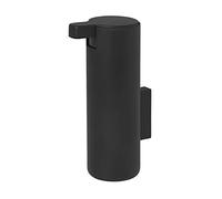 blomus Distributeur de Savon avec Support Mural Modo, Distributeur doseur, Noir, 165 ML