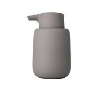 blomus Distributeur de Savon Sono au Look élégant, Distributeur de Savon en céramique H 14 cm, T 9,5 cm, Ø 8,5, V 0,25 l, Satellite