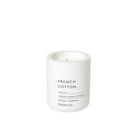 Blomus Bougie parfumée Fraga - French Cotton Lily White - 24 heures - sans fumée - cire de soja