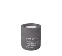 Blomus Bougie parfumée Fraga – 24 heures – Lin doux – Aimant – Béton
