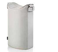 Blomus Frisco Collecteur de linge, panier à linge, boîte à linge, aluminium / fibres synthétiques, sable, H 70 cm, L 45 cm, P 28 cm, 65382