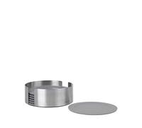 Dessous de verre LARETO, set de 6 pc, gris clair, Blomus
