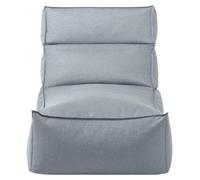 Blomus Lounger L Stay, fauteuil de détente, chaise longue, fibres synthétiques, Ocean, 80 x 80 x 150 cm, 62093