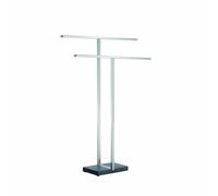 Blomus Menoto / 68664 Porte-serviettes, Argent/Noir