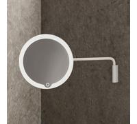 Blomus MODO Miroir cosmétique, avec éclairage, grossissement x 5, 66353,
