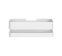 Blomus - NEXIO 66332 Panier de douche avec large bande élastique à l'intérieur, 25 x 12 cm, blanc