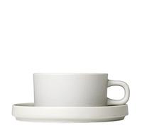 Blomus PILAR 63908 Lot de 2 tasses à thé en faïence Transparent