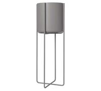 blomus Pot sur pied Kena M h80.5 cm Ø29 cm Steel gray (gris foncé)