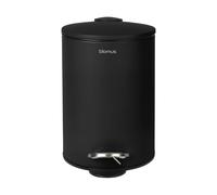 blomus Poubelle à pédale Tubo 3 L Noir