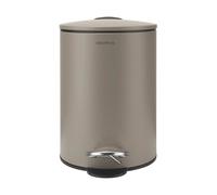 blomus Poubelle à pédale Tubo 3 L Taupe