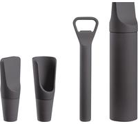 Blomus set d'accessoires pour le vin 4 pcs. Ilo aimant, ouvre-bouteille, bec verseur, bouchon, acier inoxydable, 64262