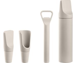 Blomus set d'accessoires pour le vin 4 pcs. Ilo Moonbeam, ouvre-bouteille, bec verseur, bouchon, acier inoxydable, 64255