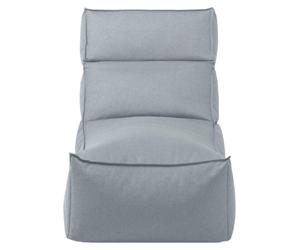 Blomus Stay, modèle Terasa, siège rembourré, dossier rembourré, fibre synthétique, plastique, bleu, bleu
