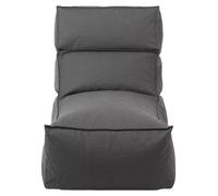 Blomus Stay, Terrasse, Assise rembourrée, Dossier rembourré, Fibre synthétique, Plastique, Gris foncé, Charbon