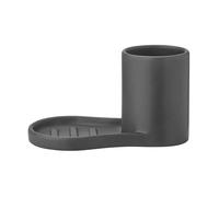 blomus Support pour brosse vaisselle et savon Piro Noir