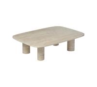 blomus Table basse Volos L 100x70 cm Travertine