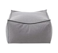 blomus Tabouret d'extérieur - Pouf imperméable - Couleur Pierre - 60 x 60 x 40 cm (L x l x H) - Séchage Rapide - Textile résistant aux intempéries