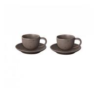 blomus Tasses à espresso avec soucoupes Kumi 6 cl lot de 2 Espresso
