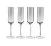 blomus Verre à champagne Fuumi 22 cl lot de 4 Smoke - clair
