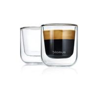blomus Verre à espresso isolant Nero lot de 2 Clair