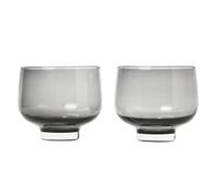 blomus Verre tumbler Flow 22 cl lot de 2 Fumé