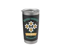 Blonay Suisse Wild Narcissi Riviera Vaudoise Gobelet isotherme en acier inoxydable double paroi