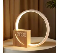 blonbar Lampe De Chevet 10w Avec Fonction De Charge Usb, Réveil Lumière Touch Control Variable Lampe De Table Aide Au Sommeil Bébés & Adultes, 3 Niveaux De Luminosité Veilleuse Pour Chambre Salon