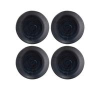 Bloomingville Assiette Yoko 24 cm Lot de 4 Noir