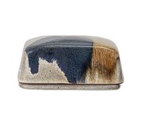 Bloomingville Beurrier Jules, couleur naturelle, gris, marron, bleu, céramique