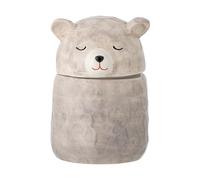 Bloomingville Boîte Puk avec couvercle Ø10 cm Gris