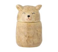 Bloomingville Boîte Puk avec couvercle Ø7 cm Marron