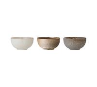 Bloomingville Bol Addison Ø16 cm 3 Pièces Gris