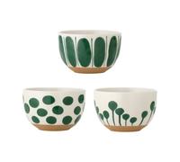 Bloomingville Bol Linora 58 cl Lot de 3 Vert
