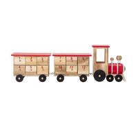 Bloomingville Calendrier de l'Avent Paulownia train Multi