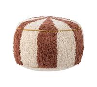 Bloomingville Charoline pouf Ø44 cm Marron blanc