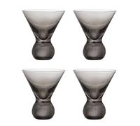 Bloomingville Verre à cocktail Corliss. lot de 4 Gris