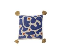Bloomingville - Coussin Bleu
