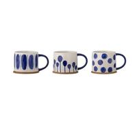 Bloomingville Mug Linora 45 cl. pack de 3 Bleu