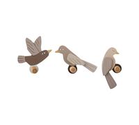 Bloomingville Crochet Lewi 3 pièces Oiseaux. brun