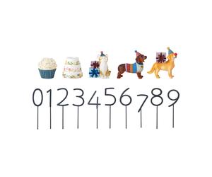 Bloomingville Décoration d'anniversaire Salve 15 pièces Multi