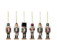 Bloomingville Décoration de Noël Casse-Noisette Nikita 6 Pièces Vert