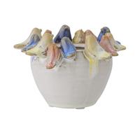 Bloomingville Pot de fleurs Eanna en faïence coloré – D12,5 x H8 cm