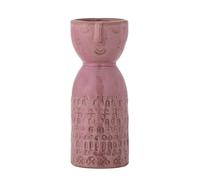 Bloomingville Embla 82060929 Vase en faïence Rose 6 x 14,5 cm